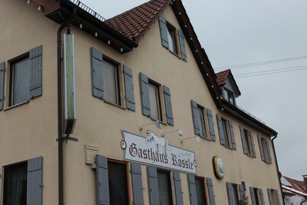 Gasthof Roessle Ochsenwang Bissingen an der Teck Esterno foto