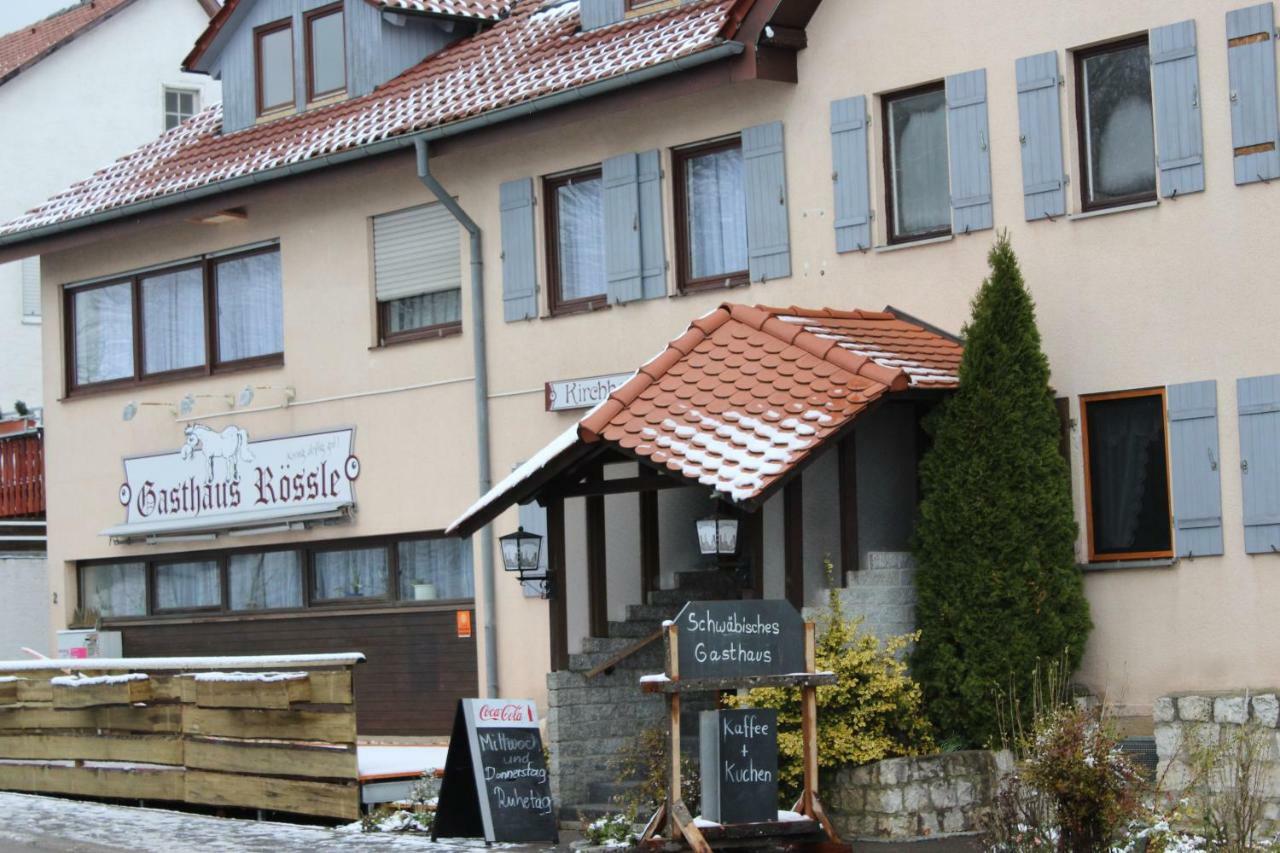 Gasthof Roessle Ochsenwang Bissingen an der Teck Esterno foto